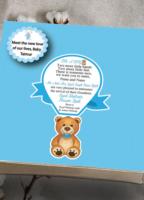 Baby Birth Announcement Boxes in Pakistan | Customized Methai & Sweet Boxes – Lowest Price