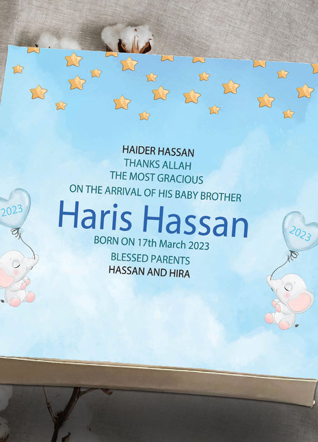 Baby Birth Announcement Boxes in Pakistan | Customized Methai & Sweet Boxes – Lowest Price