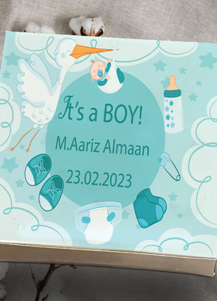 Baby Birth Announcement Boxes in Pakistan | Customized Methai & Sweet Boxes – Lowest Price