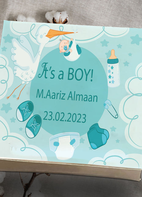 Baby Birth Announcement Boxes in Pakistan | Customized Methai & Sweet Boxes – Lowest Price