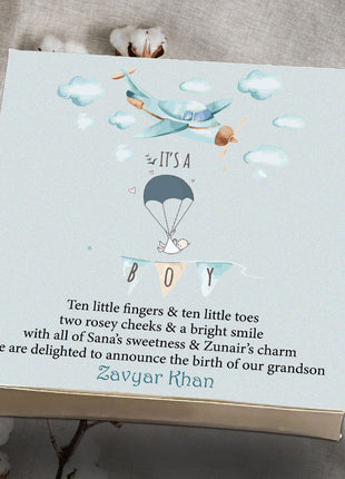 Baby Birth Announcement Boxes in Pakistan | Customized Methai & Sweet Boxes – Lowest Price