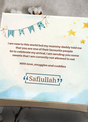 Baby Birth Announcement Boxes in Pakistan | Customized Methai & Sweet Boxes – Lowest Price