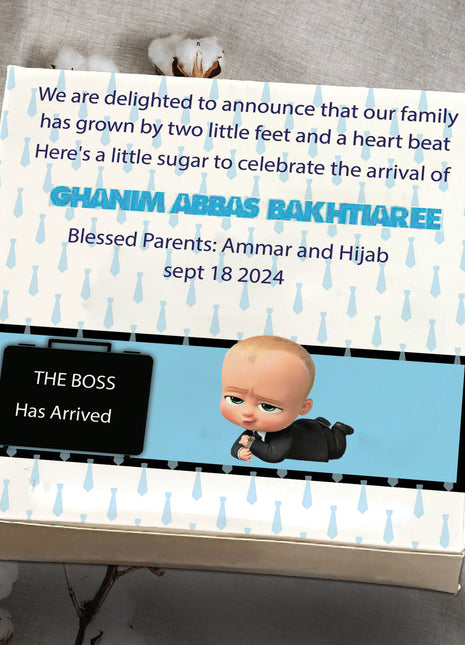 Baby Birth Announcement Boxes in Pakistan | Customized Methai & Sweet Boxes – Lowest Price