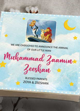 Baby Birth Announcement Boxes in Pakistan | Customized Methai & Sweet Boxes – Lowest Price