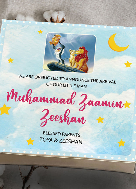 Baby Birth Announcement Boxes in Pakistan | Customized Methai & Sweet Boxes – Lowest Price