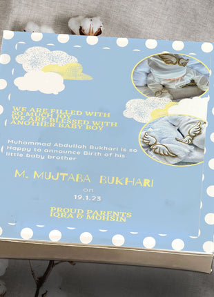 Baby Birth Announcement Boxes in Pakistan | Customized Methai & Sweet Boxes – Lowest Price