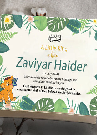 Baby Birth Announcement Boxes in Pakistan | Customized Methai & Sweet Boxes – Lowest Price