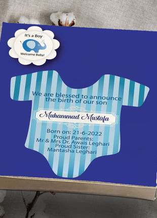 Baby Birth Announcement Boxes in Pakistan | Customized Methai & Sweet Boxes – Lowest Price