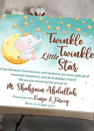 Baby Birth Announcement Boxes in Pakistan | Customized Methai & Sweet Boxes – Lowest Price