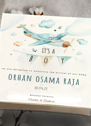 Baby Birth Announcement Boxes in Pakistan | Customized Methai & Sweet Boxes – Lowest Price