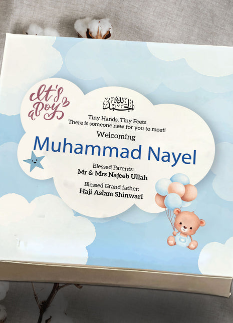 Baby Birth Announcement Boxes in Pakistan | Customized Methai & Sweet Boxes – Lowest Price