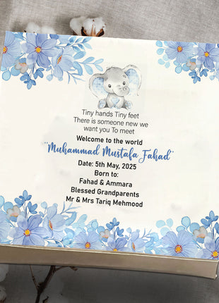 Baby Birth Announcement Boxes in Pakistan | Customized Methai & Sweet Boxes – Lowest Price