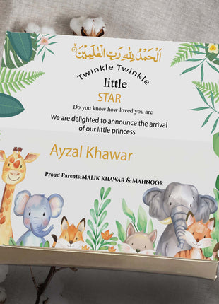 Baby Birth Announcement Boxes in Pakistan | Customized Methai & Sweet Boxes – Lowest Price