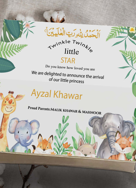 Baby Birth Announcement Boxes in Pakistan | Customized Methai & Sweet Boxes – Lowest Price