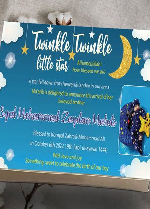 Baby Birth Announcement Boxes in Pakistan | Customized Methai & Sweet Boxes – Lowest Price