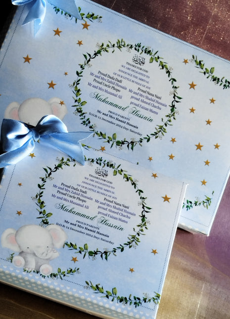 Baby Birth Announcement Boxes in Pakistan | Customized Methai & Sweet Boxes – Lowest Price