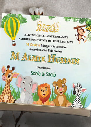 Baby Birth Announcement Boxes in Pakistan | Customized Methai & Sweet Boxes – Lowest Price