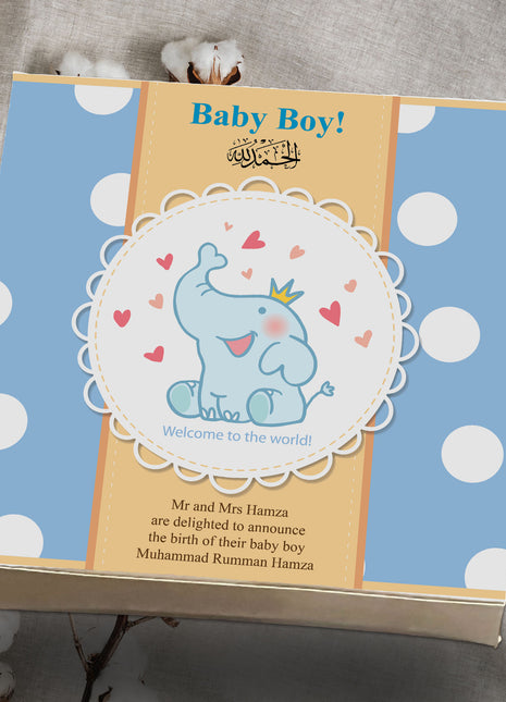 Baby Birth Announcement Boxes in Pakistan | Customized Methai & Sweet Boxes – Lowest Price