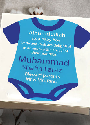 Baby Birth Announcement Boxes in Pakistan | Customized Methai & Sweet Boxes – Lowest Price