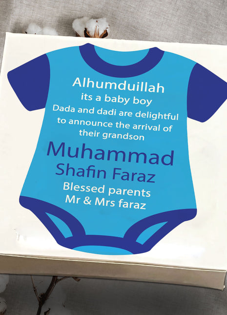 Baby Birth Announcement Boxes in Pakistan | Customized Methai & Sweet Boxes – Lowest Price