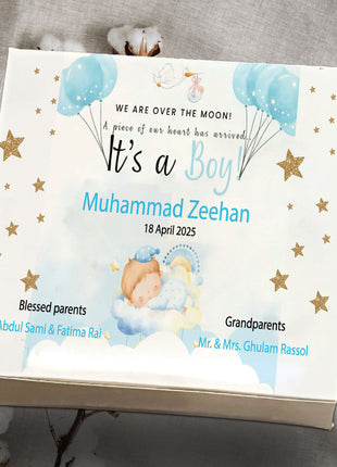 Baby Birth Announcement Boxes in Pakistan | Customized Methai & Sweet Boxes – Lowest Price