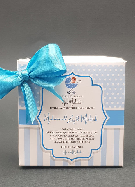 Baby Birth Announcement Boxes in Pakistan | Customized Methai & Sweet Boxes – Lowest Price