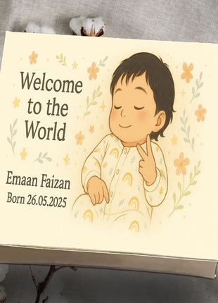 Baby Birth Announcement Boxes in Pakistan | Customized Methai & Sweet Boxes – Lowest Price