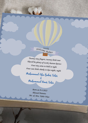 Baby Birth Announcement Boxes in Pakistan | Customized Methai & Sweet Boxes – Lowest Price