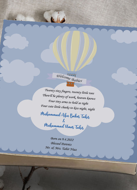 Baby Birth Announcement Boxes in Pakistan | Customized Methai & Sweet Boxes – Lowest Price
