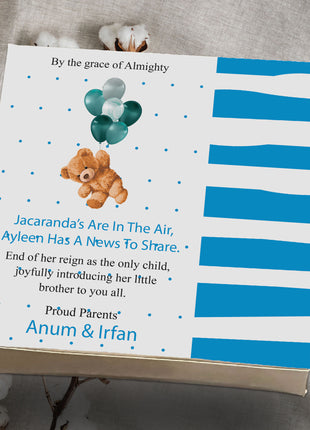 Baby Birth Announcement Boxes in Pakistan | Customized Methai & Sweet Boxes – Lowest Price