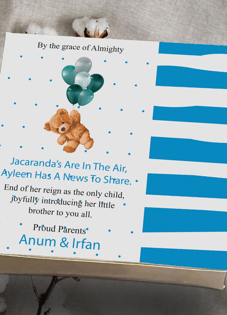 Baby Birth Announcement Boxes in Pakistan | Customized Methai & Sweet Boxes – Lowest Price