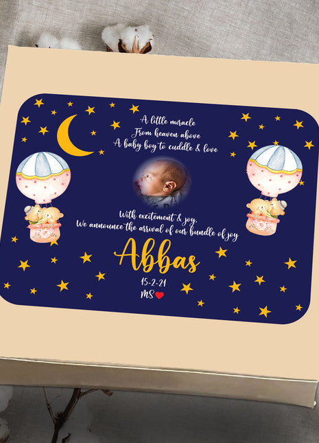 Baby Birth Announcement Boxes in Pakistan | Customized Methai & Sweet Boxes – Lowest Price