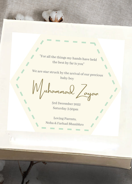 Baby Birth Announcement Boxes in Pakistan | Customized Methai & Sweet Boxes – Lowest Price