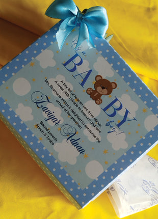 Baby Birth Announcement Boxes in Pakistan | Customized Methai & Sweet Boxes – Lowest Price