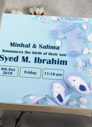 Baby Birth Announcement Boxes in Pakistan | Customized Methai & Sweet Boxes – Lowest Price