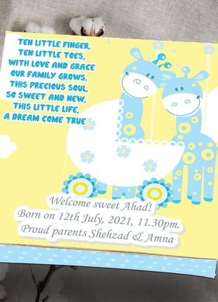 Baby Birth Announcement Boxes in Pakistan | Customized Methai & Sweet Boxes – Lowest Price