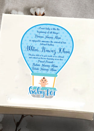 Baby Birth Announcement Boxes in Pakistan | Customized Methai & Sweet Boxes – Lowest Price