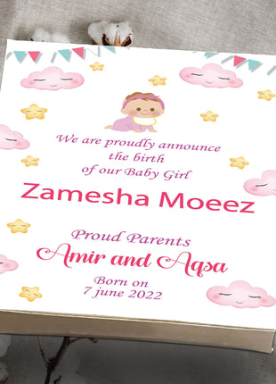 Baby Birth Announcement Boxes in Pakistan | Customized Methai & Sweet Boxes – Lowest Price