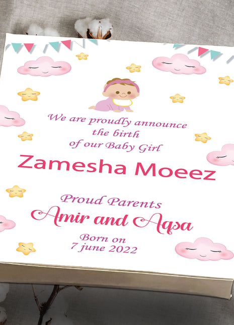 Baby Birth Announcement Boxes in Pakistan | Customized Methai & Sweet Boxes – Lowest Price