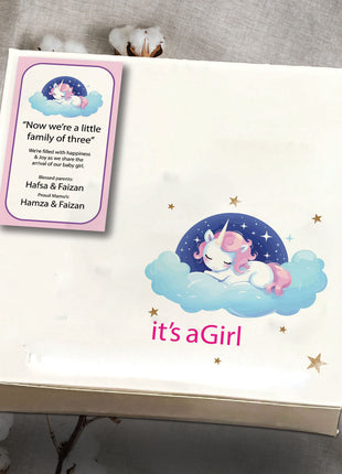 Baby Birth Announcement Boxes in Pakistan | Customized Methai & Sweet Boxes – Lowest Price