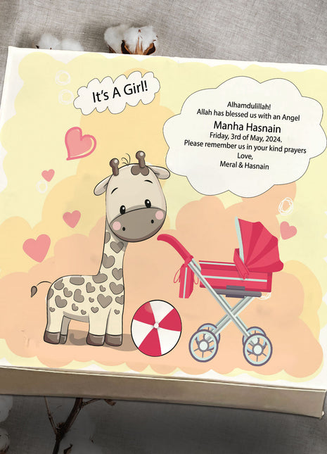Baby Birth Announcement Boxes in Pakistan | Customized Methai & Sweet Boxes – Lowest Price