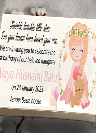 Baby Birth Announcement Boxes in Pakistan | Customized Methai & Sweet Boxes – Lowest Price