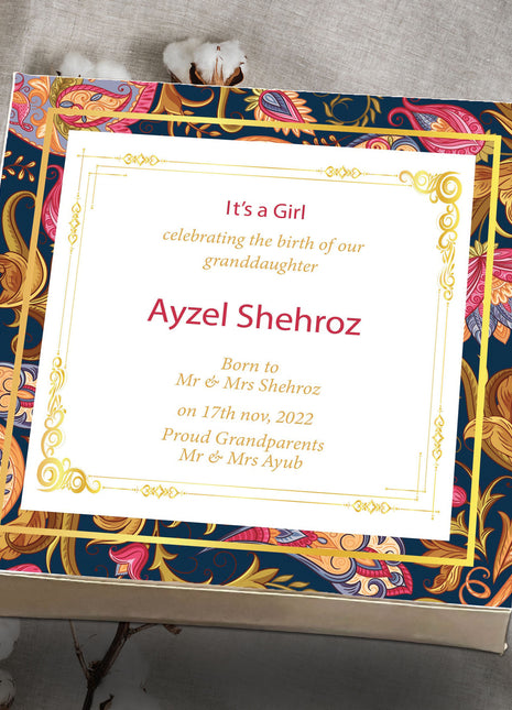 Baby Birth Announcement Boxes in Pakistan | Customized Methai & Sweet Boxes – Lowest Price