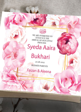 Baby Birth Announcement Boxes in Pakistan | Customized Methai & Sweet Boxes – Lowest Price