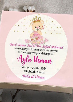 Baby Birth Announcement Boxes in Pakistan | Customized Methai & Sweet Boxes – Lowest Price