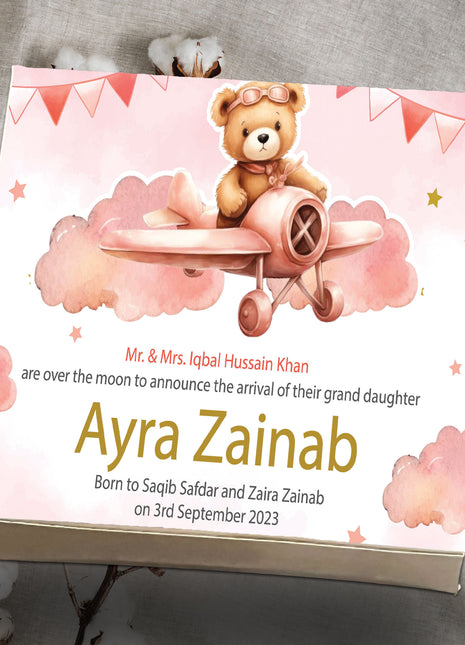 Baby Birth Announcement Boxes in Pakistan | Customized Methai & Sweet Boxes – Lowest Price