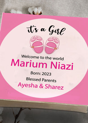 Baby Birth Announcement Boxes in Pakistan | Customized Methai & Sweet Boxes – Lowest Price