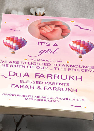 Baby Birth Announcement Boxes in Pakistan | Customized Methai & Sweet Boxes – Lowest Price