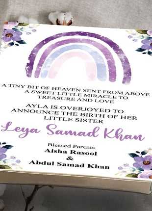 Baby Birth Announcement Boxes in Pakistan | Customized Methai & Sweet Boxes – Lowest Price