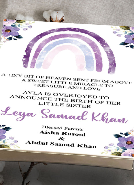 Baby Birth Announcement Boxes in Pakistan | Customized Methai & Sweet Boxes – Lowest Price